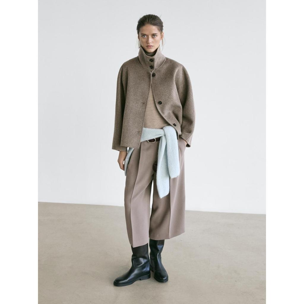Masimodutti Fluid Wide Long Bermuda Pants