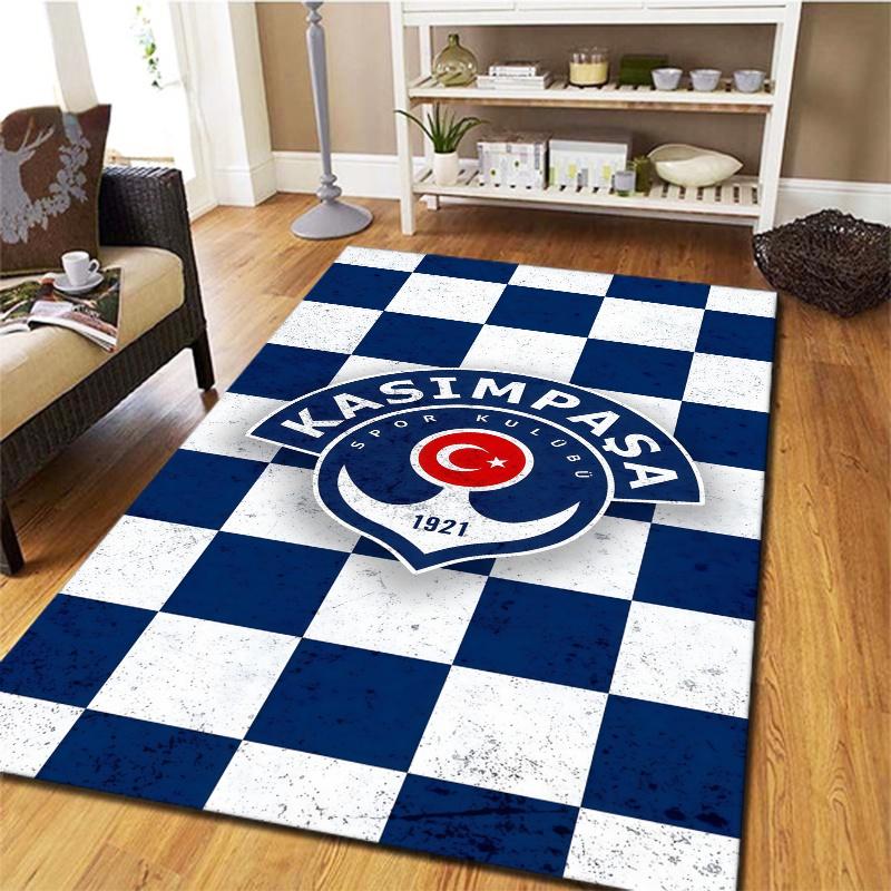 Football Club Logo Carpet Rug For Living Room Bedroom Home Sofa Decoration Kids Play Nonslip Floor Mat