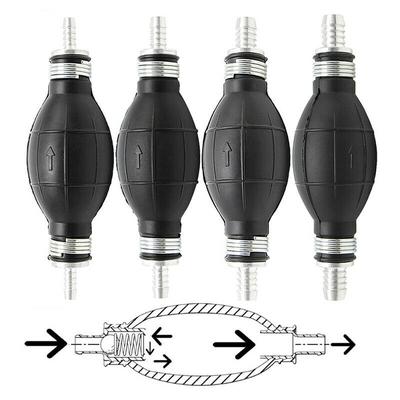 6mm Car Universal Fuel Pump Rubber Manual Transfer Liquid Gasoline Petrol Diesel Hand Primer Bulb Tube Aluminum