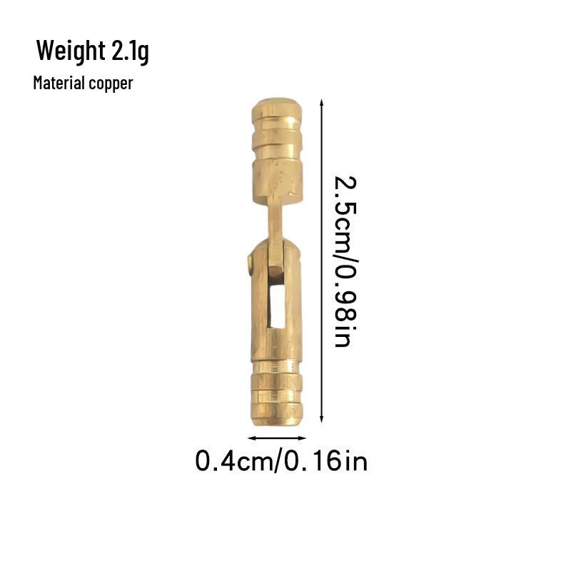 Brass Cylinder Hidden Hinges for Wooden Gift Boxes and Metal Hardware Accessories