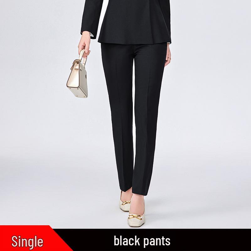 

2025 High-End Women s Suit Set: Spring & Autumn Professional Casual Blazer for Commuter Work & Formal Wear XXXXL