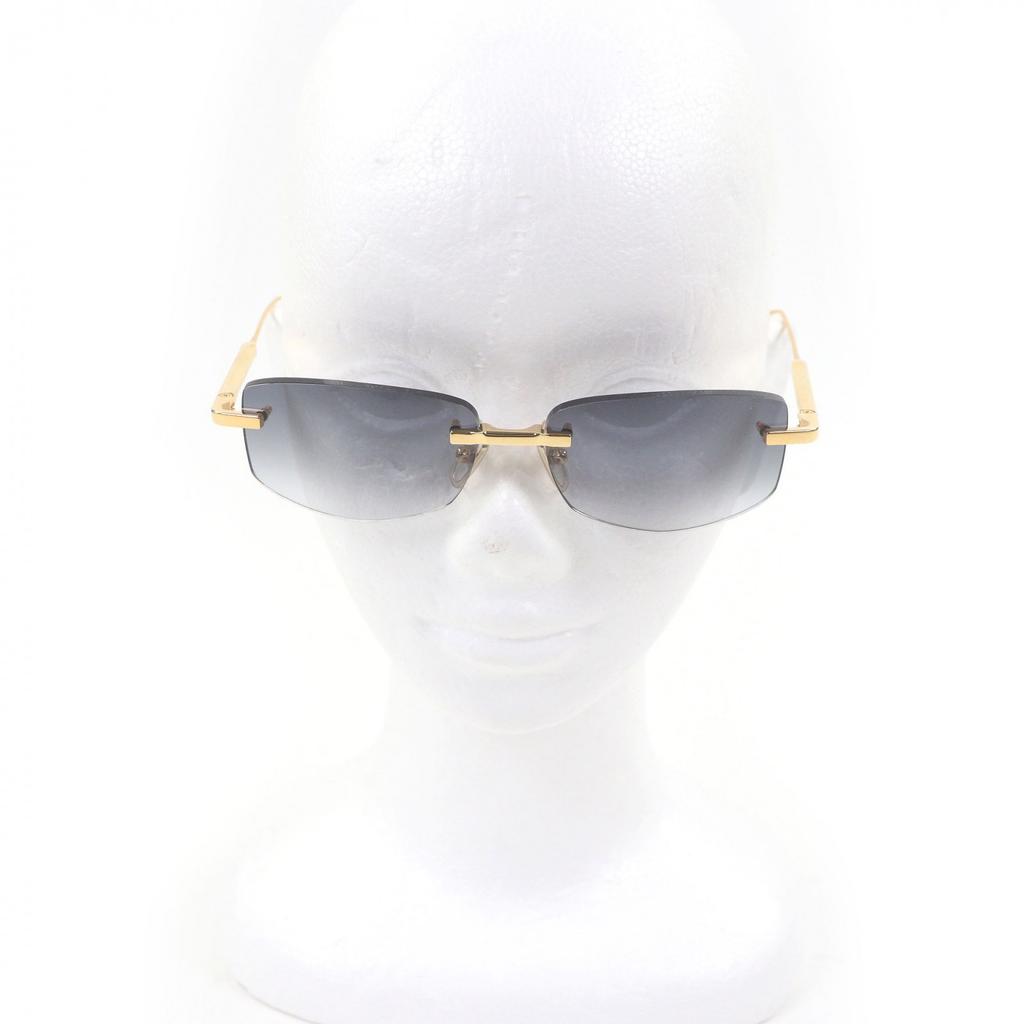 Pristine DITA Sunglasses TRYSIM.75 Rimless Two-Point Gold DTS182 Used