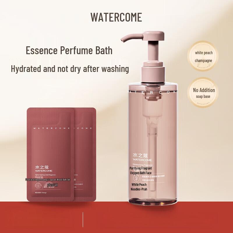 

Shuizhiko Niacinamide White Peach & Champagne Shower Gel