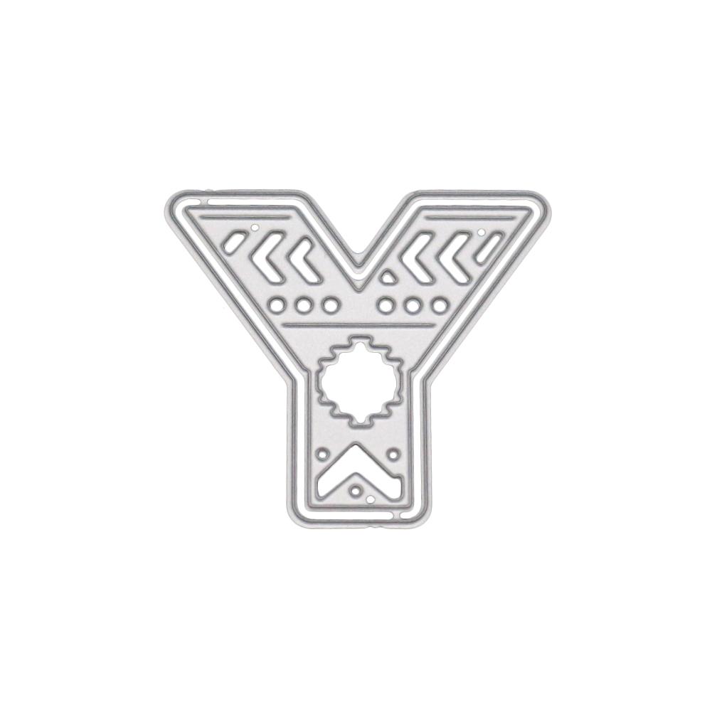 

Одиночная рамка из заглавной буквы, металлический серебристый трафарет, тиснение, резка, штампы для скрапбукинга, изготовление альбомов из бумаги