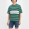 Levis Color Block Striped Logo Print Round Neck Short Sleeve T-Shirt Men Tops A5805-0007