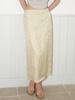 Moroa Jacquard Long Skirt - Green