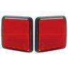 Pair Rear Bumper Reflector Left & Right For Ford Escape 2005 2006 2007 Red