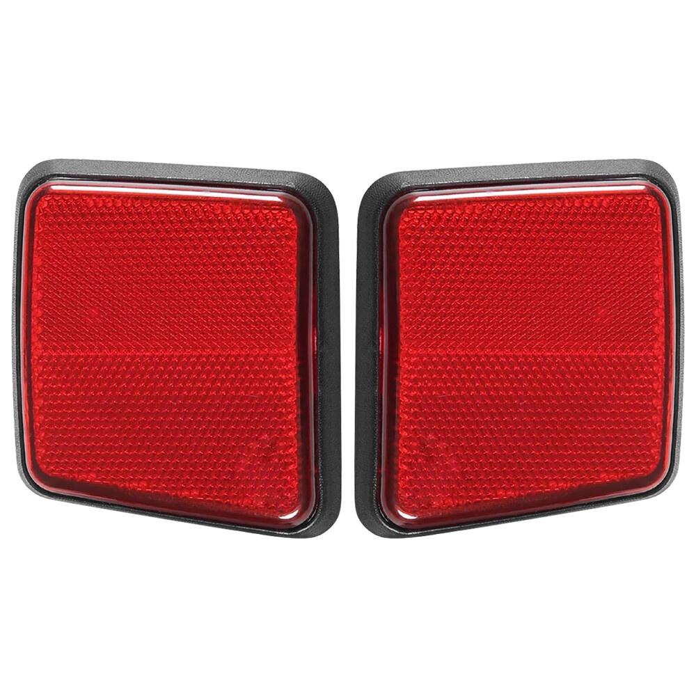 Pair Rear Bumper Reflector Left & Right For Ford Escape 2005 2006 2007 Red