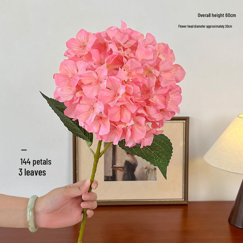 3D Printed Lisa Hydrangea Artificial Flowers, 144 Pieces for Floral Arrangements, Weddings, DIY Decorations, or Simulation Displays.