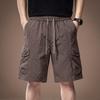 High-end American outdoor ice silk tooling shorts men's summer thin loose casual sports straight five-point pants