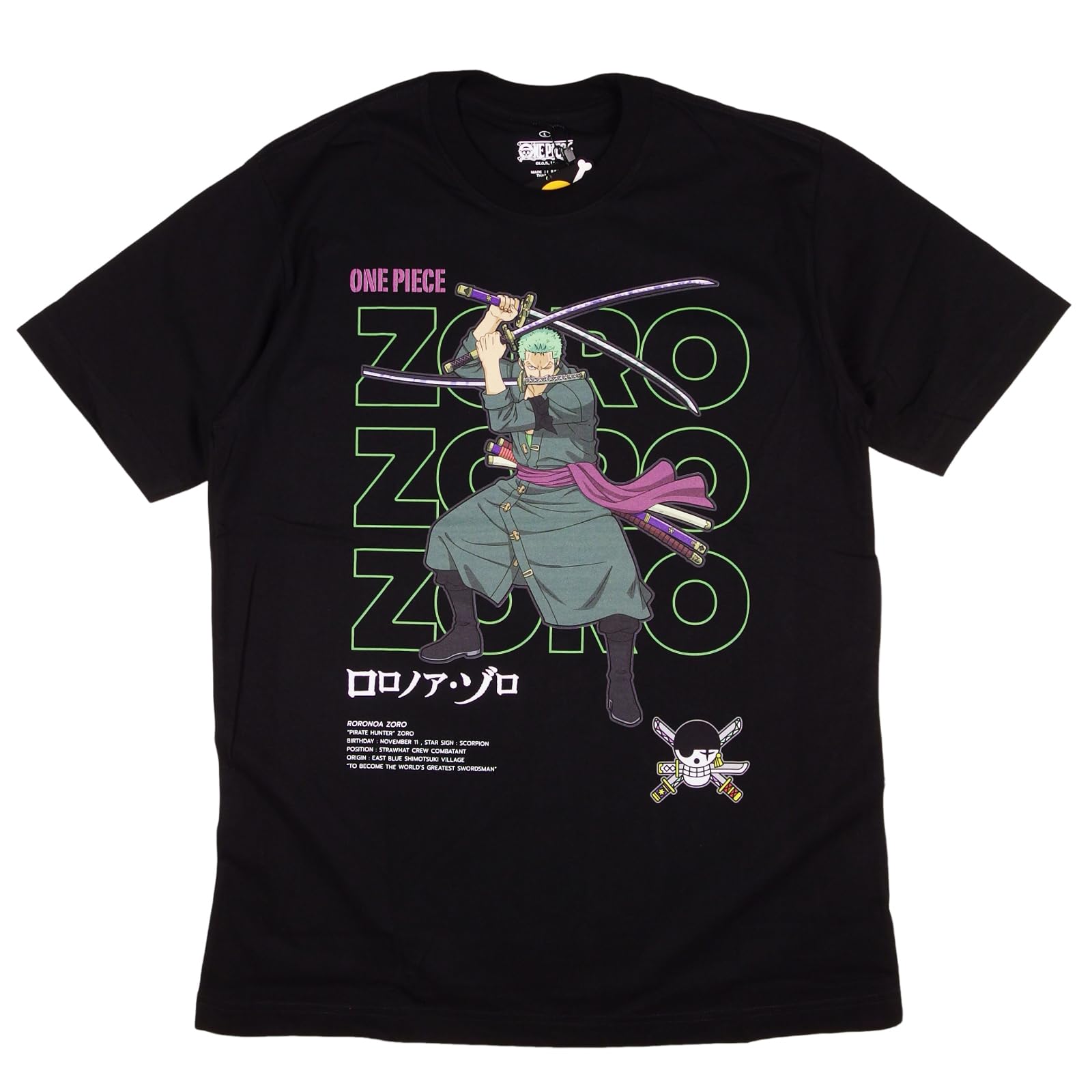 

EVERSOUL ONE PIECE Short Straw Hat Character Anime Movie XL Size T-Shirt, Sleeve, Chopper, Pirates, Luffy, Sanji, Zoro, Nami, Merchandise, Tee, Men s, чёрный