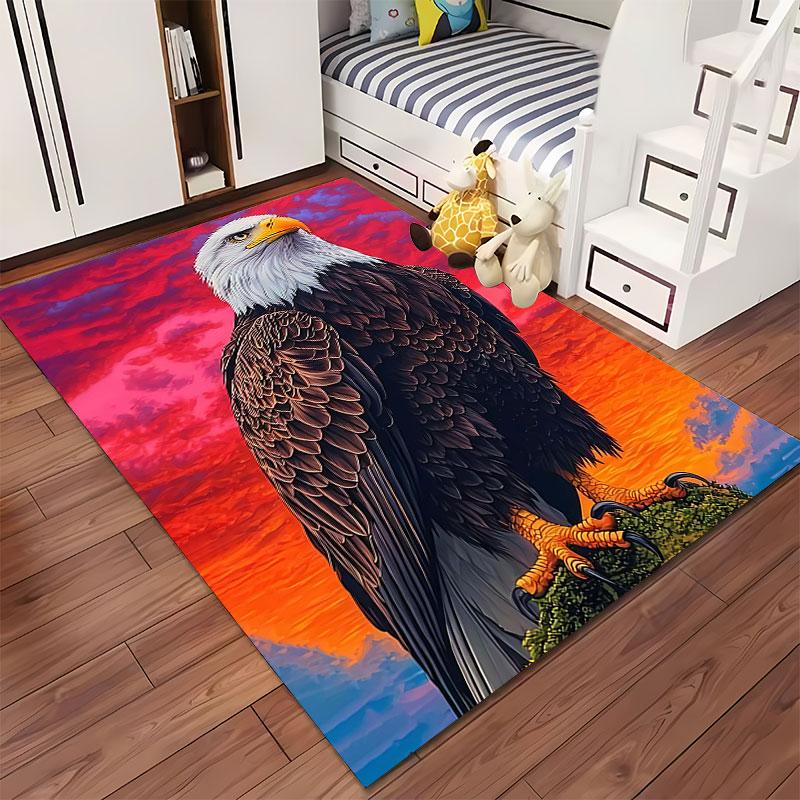 Majestic Bald Eagle Design Suitable As a Non-slip Mat for the Living Room or Bedroom Sofa