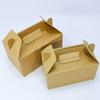 25 Pcs Fried Chicken Box Food Takeaway Boxes Packaging Burger Packing Cases Easy to Seal Kraft Paper Creative Design