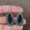 Seraphinite Gemstone Handmade 925 Sterling Silver Jewelry Earring 2.21" KKG-686