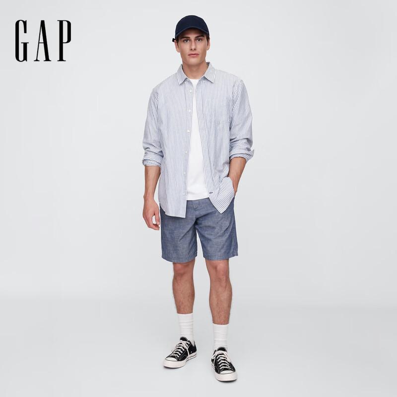 Gap Men's Classic Twill Straight-Leg Shorts
