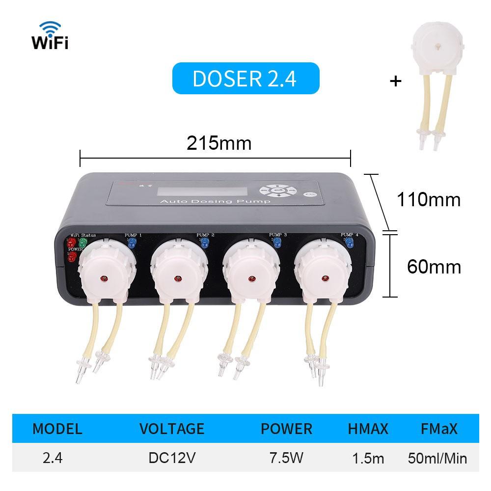 Jebao DP2/3/4 Automatické Dávkovací Čerpadlo pro Mořskou Vodu Rozšíření (DP3S/DP4S)