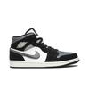 Air 1 Mid SE 'Satin Smoke Grey' (Unisex) Black / Sail / Smoke Grey Vintage Basketball Shoes 852542 011