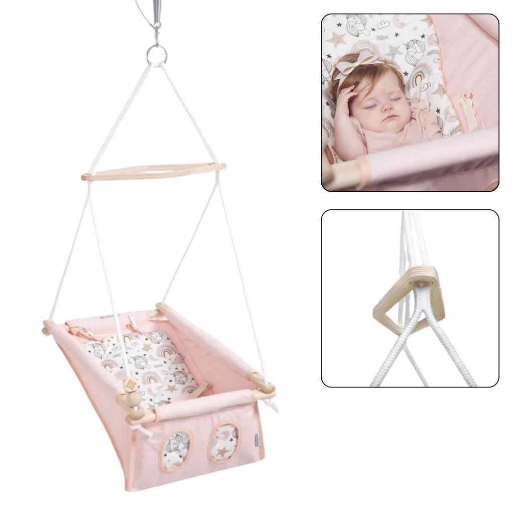 Baby swing Baby Pastel pink - unicorn
