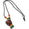 Djembe Drum Instrument Necklaces Mini Pendant African Drum Wood African Bongos Percussion Necklace for Teens Men Women Charms