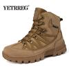 Marke Herren Stiefeletten Outdoor Rutschfest Herren Wanderschuhe Bequeme Motorradstiefel Arbeit Herrenschuhe Übergröße 39-47