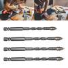 6/8/10/12mm Four Edge Saw Tooth Eccentric Drill Bit Serrated Eccentric Drill Bit Multifunction High Hardness Tool
