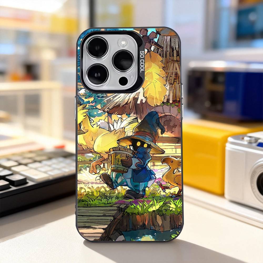 F-Finals-Fantasy Vivi For iPhone 11,12,13,14,15,16,17,Pro,Max,Plus,E,Air,Mini Phone Case IMD Matte Black