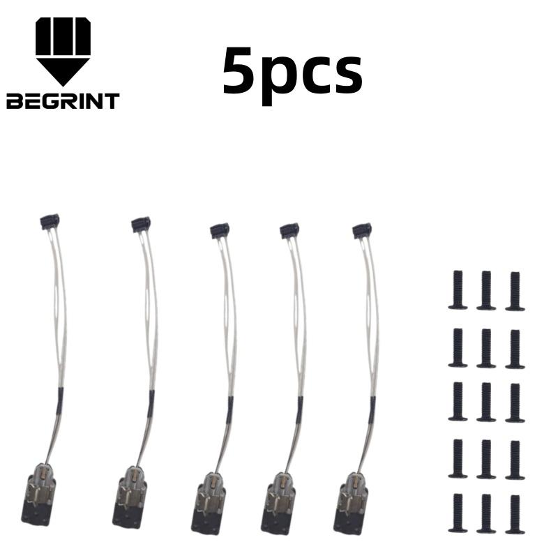 For Bambu Lab A1/A1 Mini Hotend Heating Assembly Kit 300°C Fast Heating Hardened Steel Hotend All in One Hot End Kit for A1 MINI