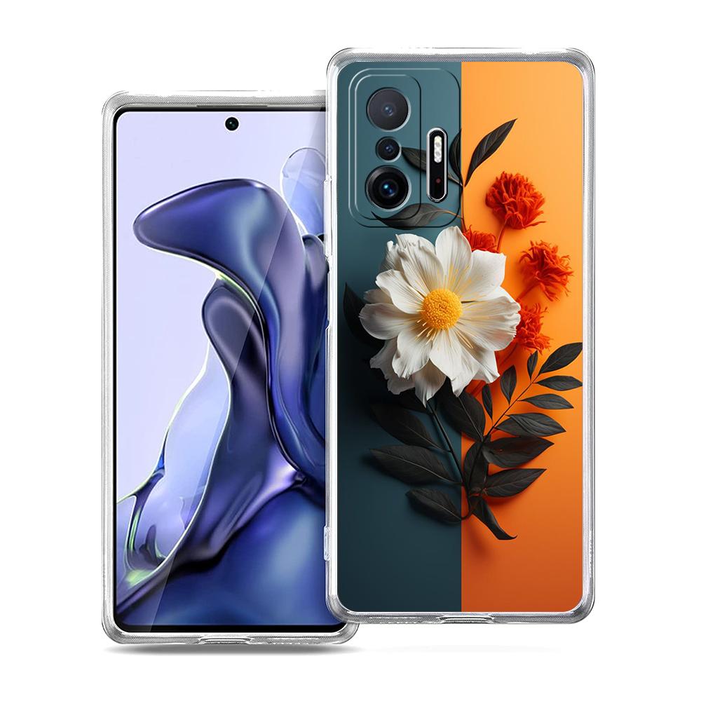 

Sunflower Phone Case for Xiaomi Mi Poco F3 X3 X4 GT NFC M3 M4 11 Ultra 12 11X 11i Pro Lite 5G Soft Transparent Cover Capas Bags Poco X3 GT