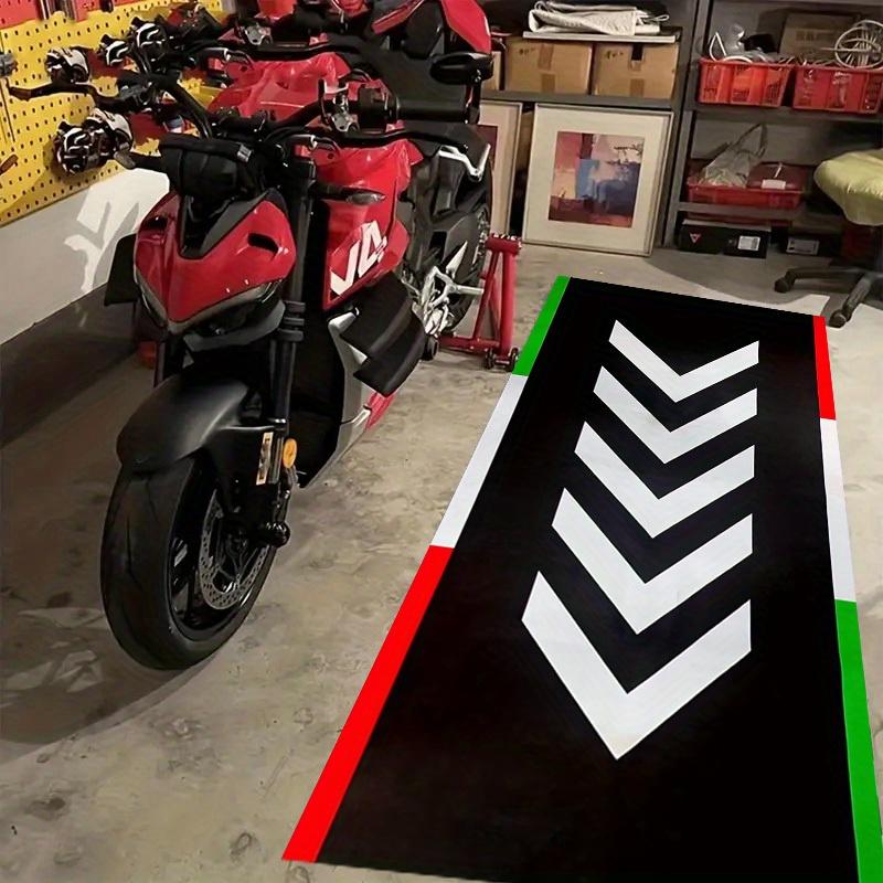 

VIKAMA Motorcycle Racing Bike Mat, Display Mat, Suitable for Hallways, Corridors, Garages, Indoor and Outdoor Holiday Decoration 40X120CM (1.3X3.9FT