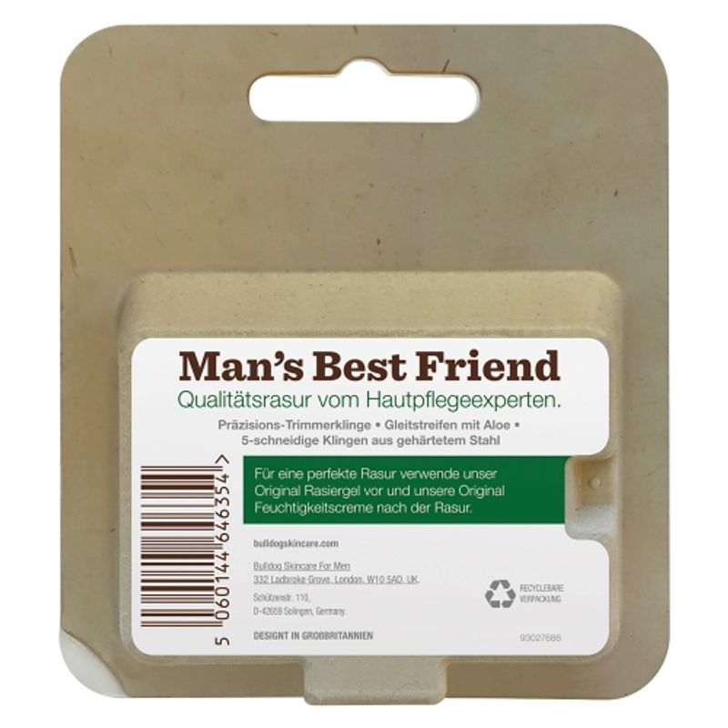 Bulldog For Men Original 5-Blade Razor Heads (2 Pack)