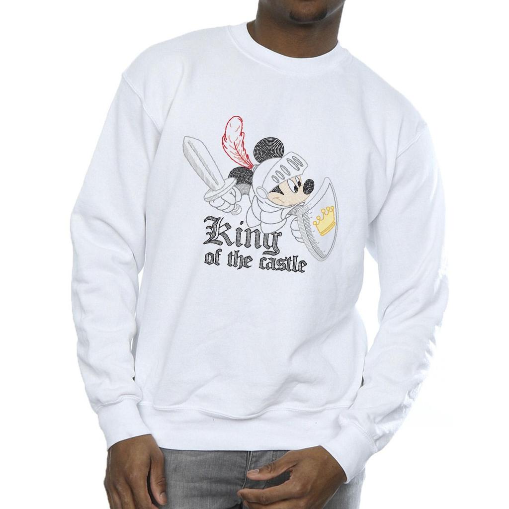 Disney Mens Mickey Mouse King Of The Castle Sweatshirt