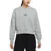 Sweatshirts Women's Gray Crew Neck Moderate Other DQ0864-063