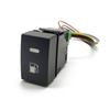 1 Pc Car LED DRL Light Radar Power On Off Fan Camera Mirror Switch Button For Honda Fit HRV VEZEL 2017 2018 2019 2020 2021