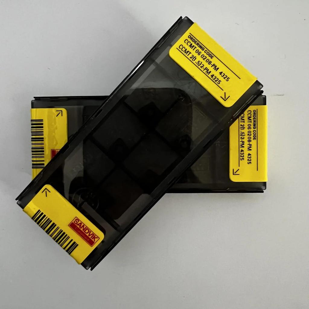 Original Sandvik / CCMT060208-PM 4325 Carbide CNC Blade 10 PCS