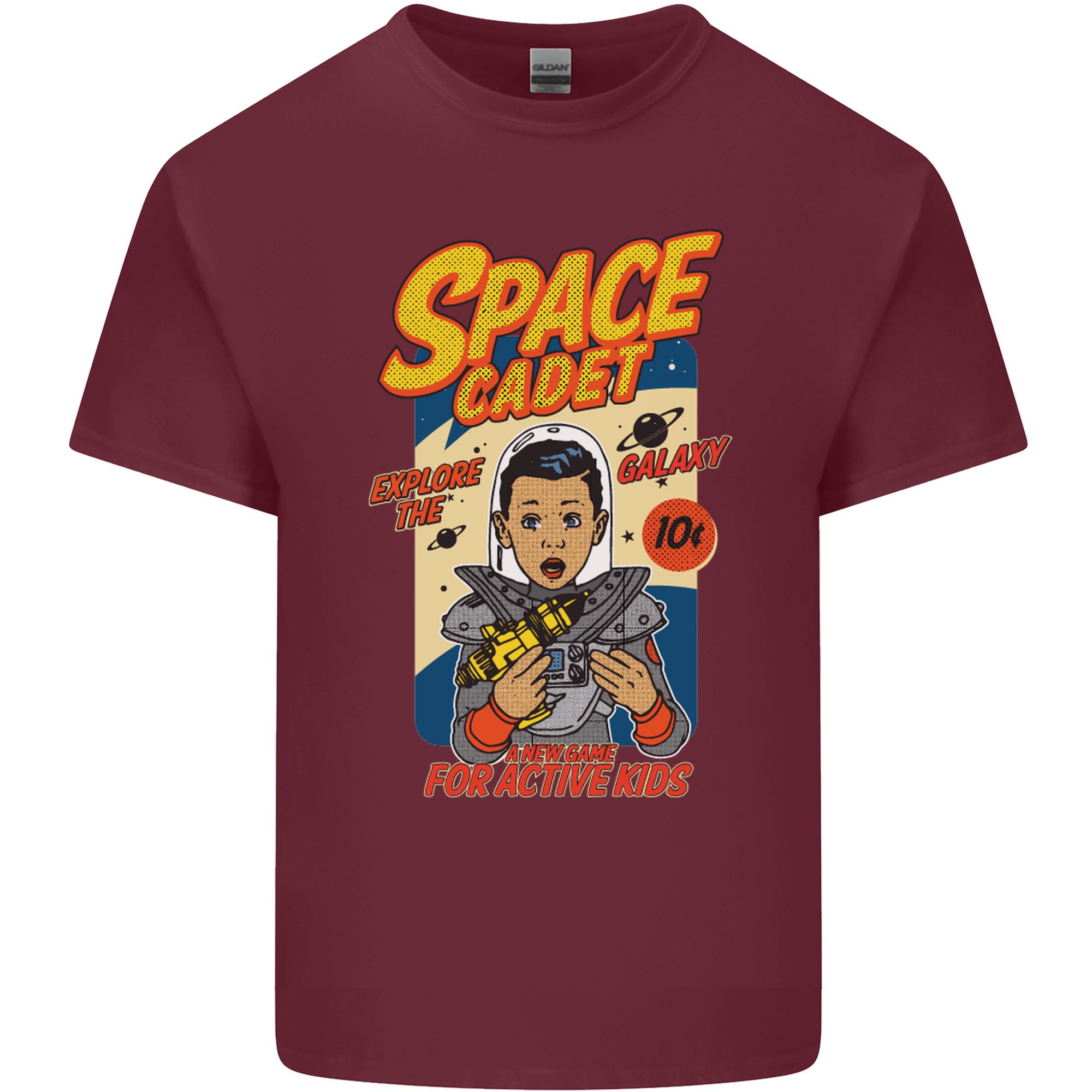 Space Cadet Explore the Galaxy Astronaut Unisexs Light Cotton TShirt S