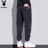 Playboy Men's Corduroy Tapered Drawstring Sweatpants