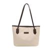 Large capacity spring and summer color matching leisure 2025 new casual simple pendant foreign style trend tote shoulder bag