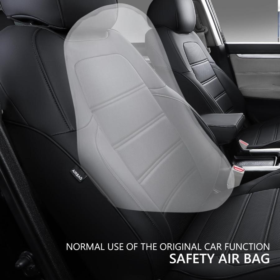 Full Set Car Seat Covers for Honda CRV 2012-2025 PU Leather Seat Protector CR-V EX EXL Hybrid Replacement Accessories
