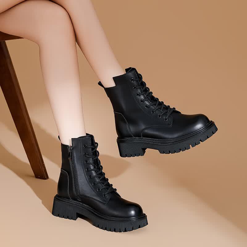 Daphne Women s Casual British Style Martin Ankle Boots EU 38