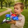 Epp Foam Remote Control Foam Fighter Rechargeable 2.4G Stunt Four Motor Helicopter Toy With Light Durable Rc Hobby Jet Plane