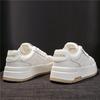 Women's Trendy White Platform Sneakers - Versatile Spring/Autumn Skate Shoes, Breathable, Thick-Soled, New Hot-Selling Casual Sports Style, 2025.