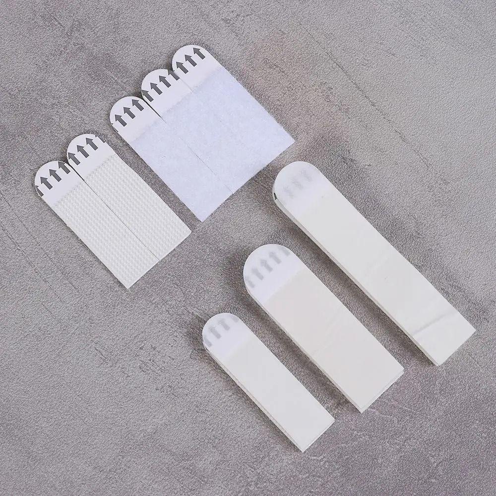 1/12Pcs Fixing Wall Hanger Frame Tape Strips Picture Frame Fixed Wall Hook Mounting Self Adhesive