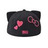 Hip-hop Girl Cap Flat Hat Kitty Embroidery Cat Pattern Fashion Spring Autumn Flat Brim Hat Cap Hip Hop Fitted Cap Youth Tide Cap