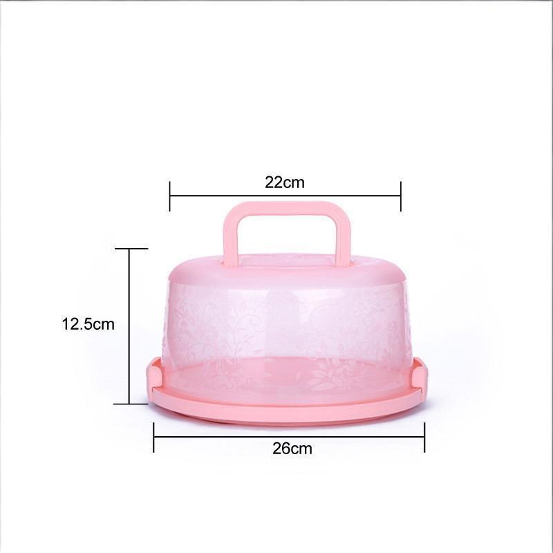 Birthday Cake Storage Box Round Wedding Baking Container Stand Plate Pie Tray UtensilsKitchen Tools Storage Box Accessories&