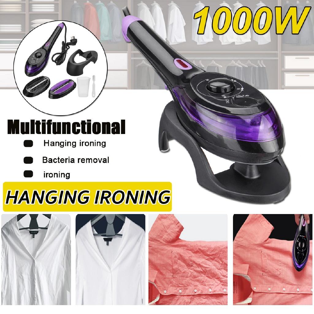 220V Clothes Ironing Machine 1000W Electric Garment Steamer Travel Hanging Steaming Iron Cloth Brush