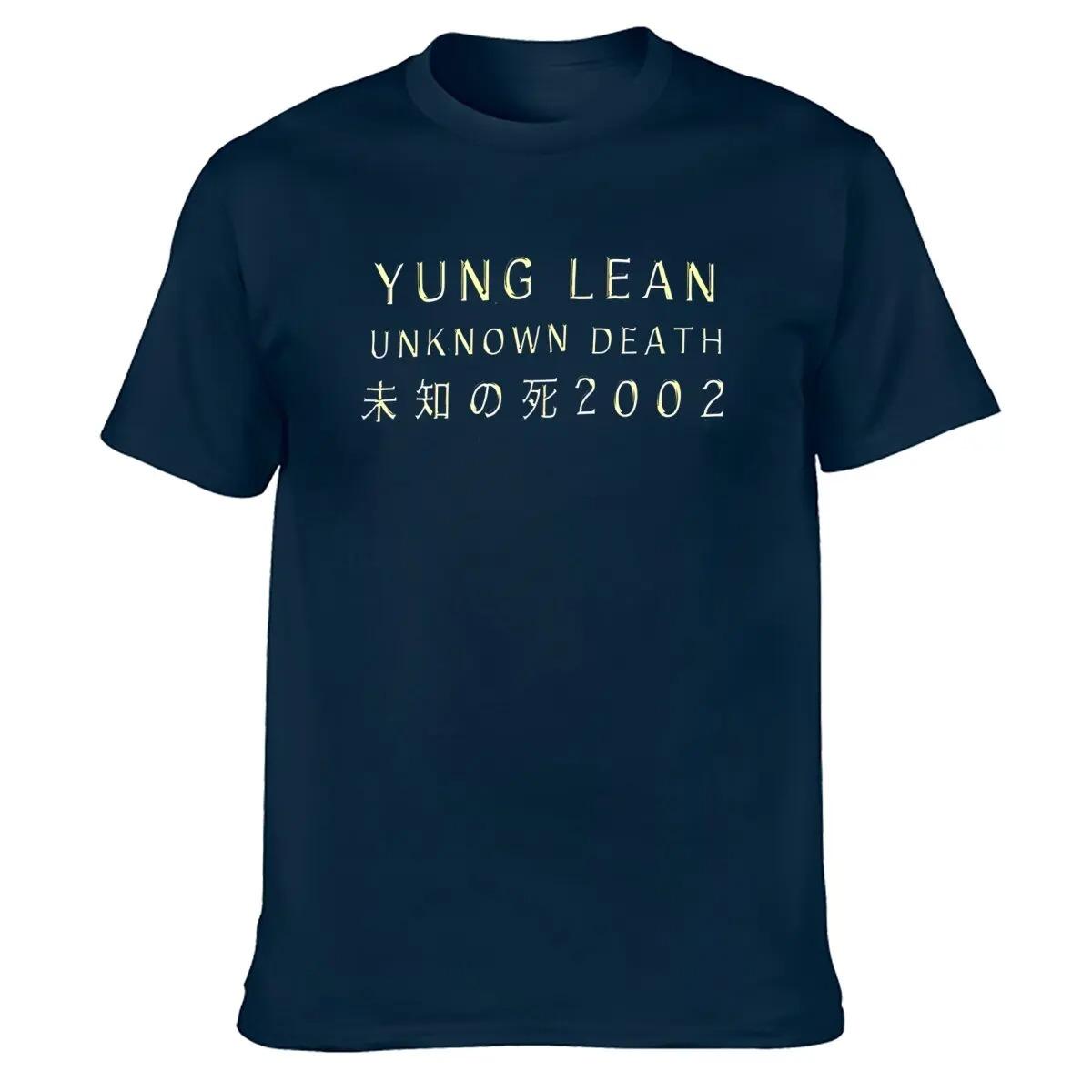 

2002 Album Tour Merch Tee Yung Lean Unknown Death Music Hip Hop Trendy TShirt Men Women Summer T Shirt Clothing Streetwear Tops S
