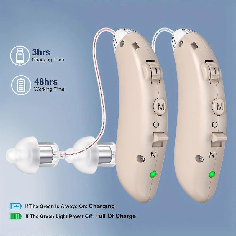Portable hearing aids for the elderly