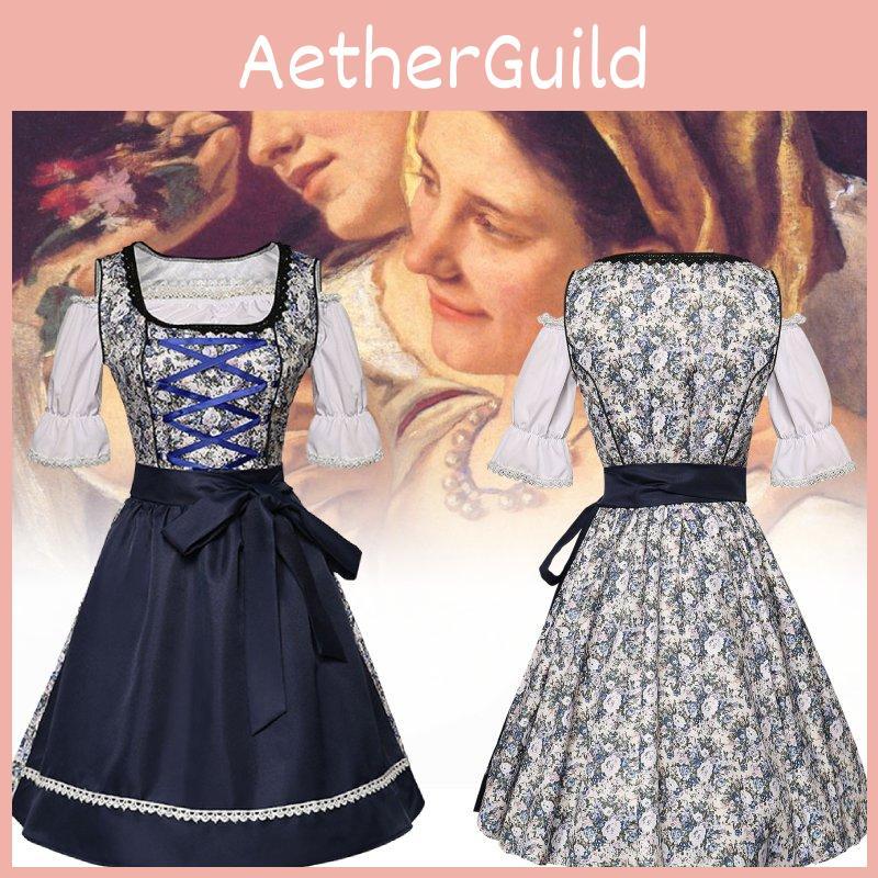 Female Bavarian National Uniform Cosplay Decoration Costume Performance Skirt