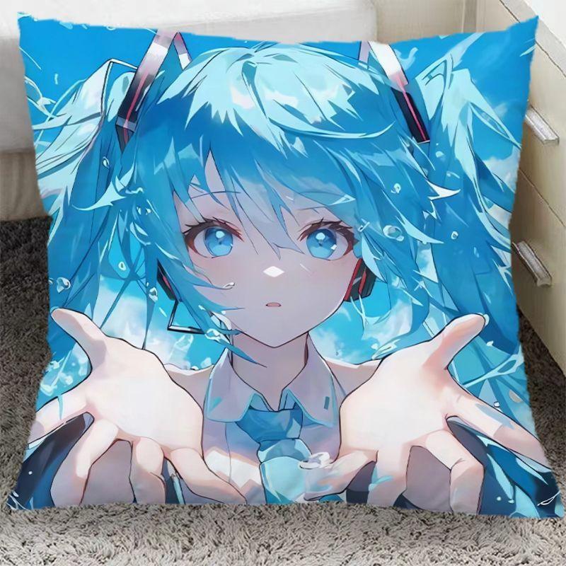 Hatsune Miku Periféria Dvojrozmerný Vankúš Študentská Izba Animácia Spálňový Vankúš Obývacia Izba Pohovka Vankúš Narodeninový Darček
