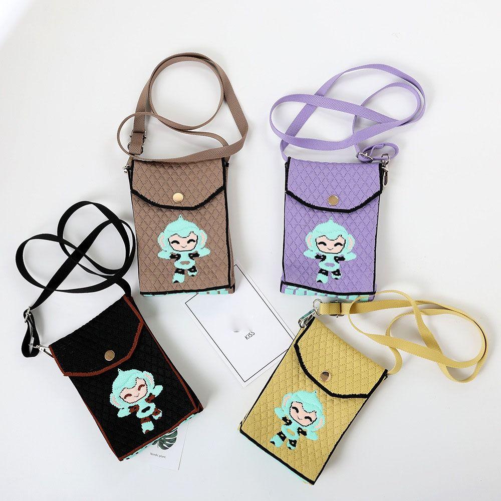 

Knit Handmade Knit Bag Polyester Knit Knot Shoulder Bag New Shopping Bags